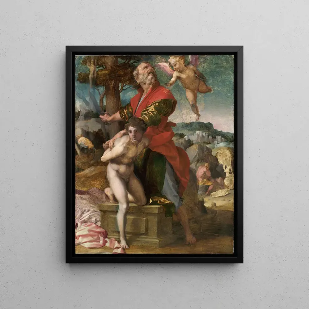 Maalaus Le sacrifice d'Isaac - Andrea del Sarto | Taidetuloste