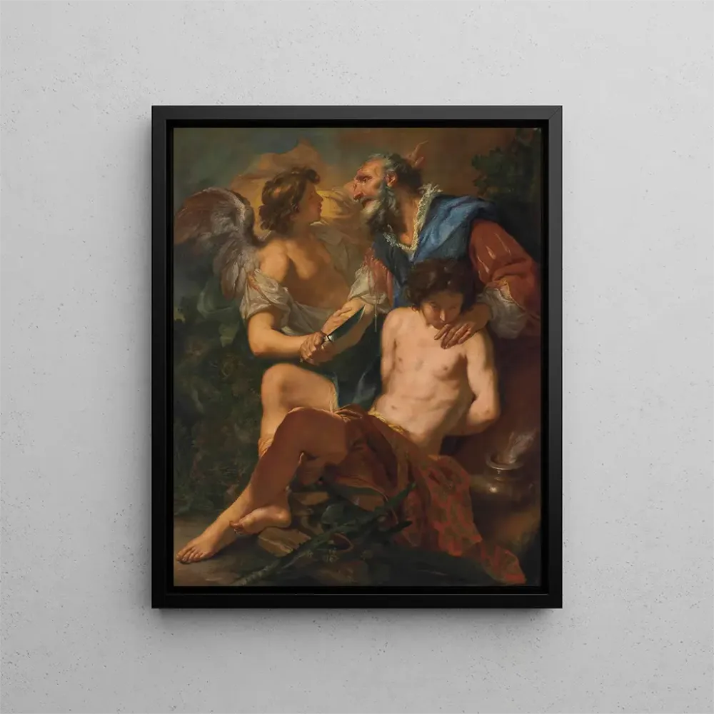 Maalaus Le sacrifice d'Isaac - Angelo Trevisani | Taidetuloste