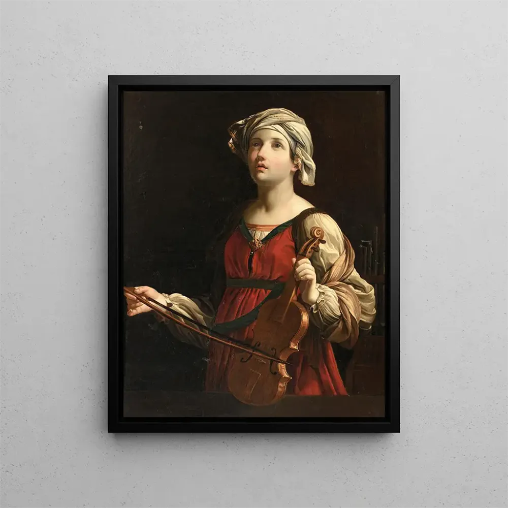 Maalaus Saint Cécile - Après Guido Reni | Taidetuloste