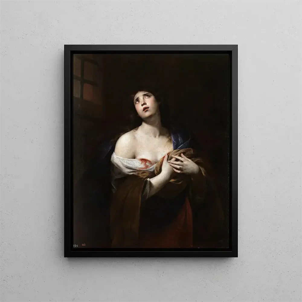 Maalaus Sainte Agathe - Andrea Vaccaro | Taidetuloste