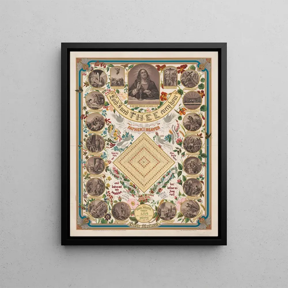 Maalaus Seigneur, j'ai besoin de toi chaque heure - Milwaukee Litho Engr Co | Taidetuloste