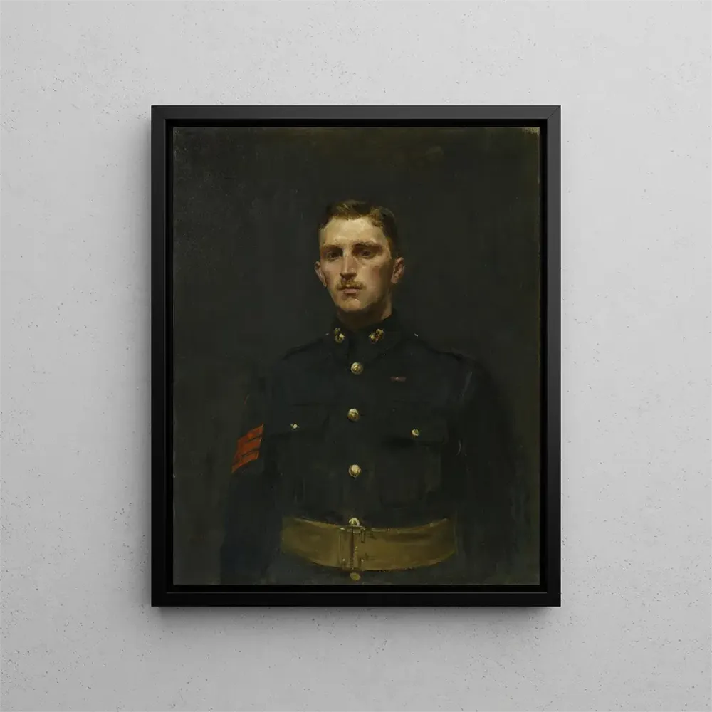Maalaus Sergent N. . Finch V.C. R.M.. - Ambrose McEvoy | Taidetuloste