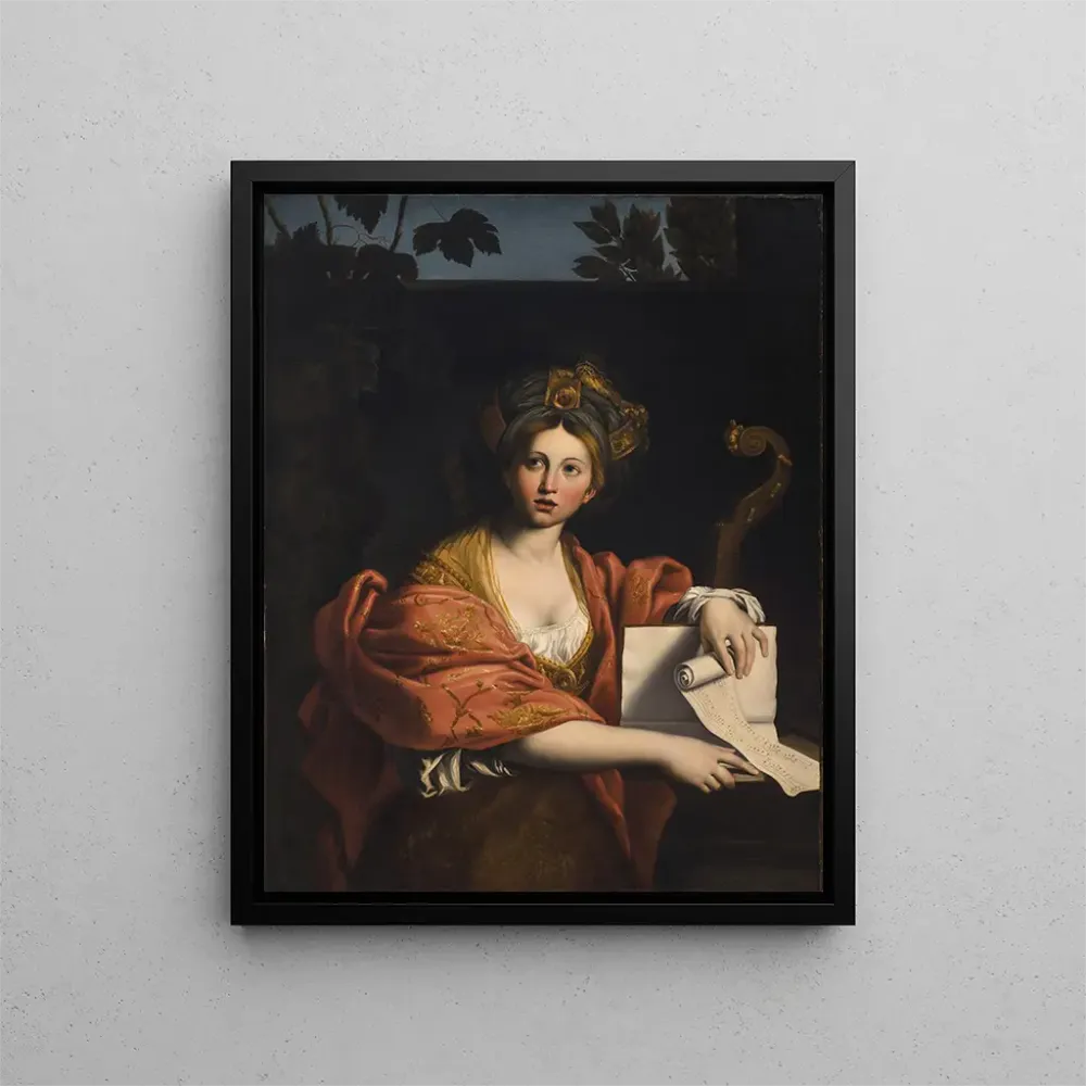 Maalaus Sibylle de Cumes Dominiquinin mukaan - Angelica Kauffman | Taidetuloste