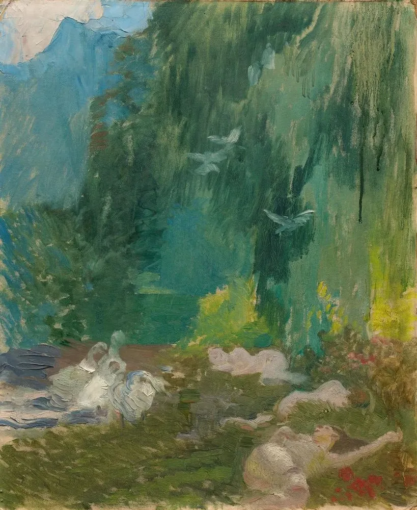 Maalaus La Sieste - Albert Besnard | Taidetuloste
