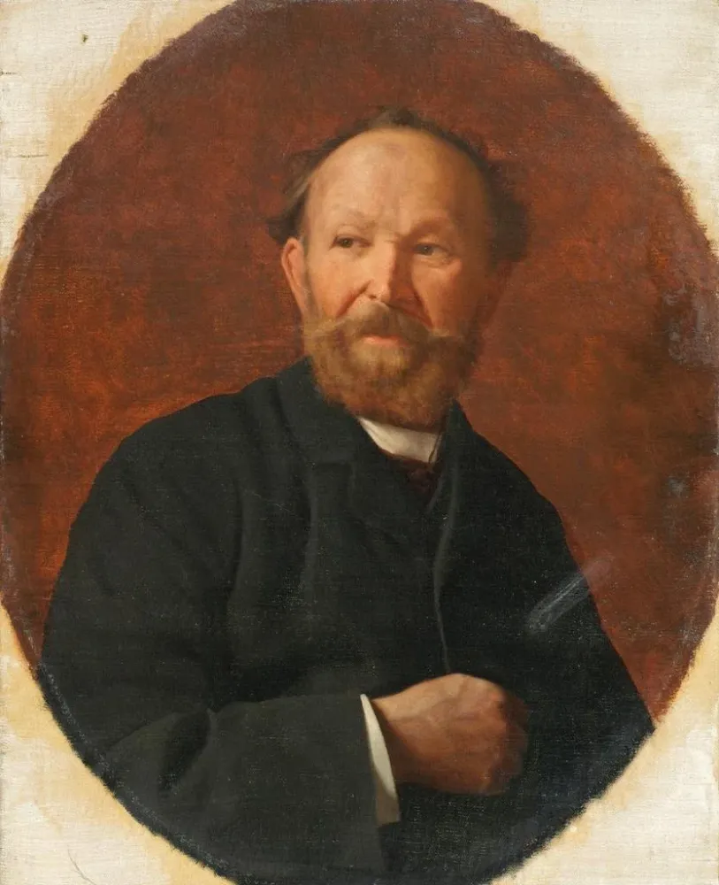 Maalaus Le skulptori Vincenz Pilz - Amadeus Szekulics