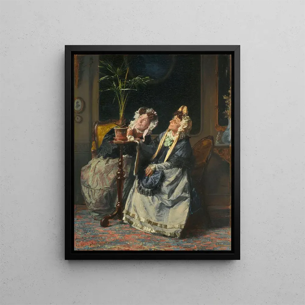 Maalaus Sous les palmiers - Alexander Hugo Bakker Korff | Taidetuloste