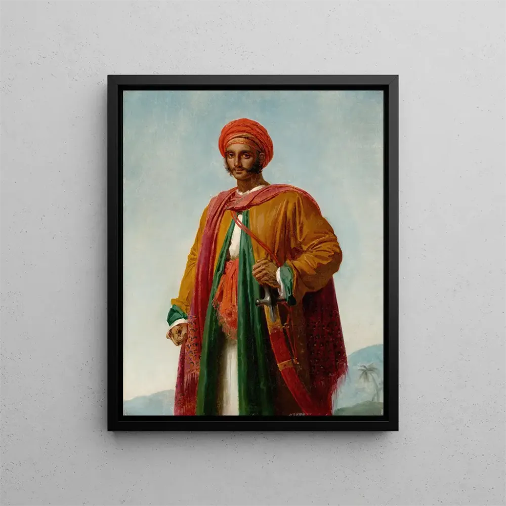 Maalaus Study portrait Indian - Anne-Louis Girodet-Trioson | Taidetuloste