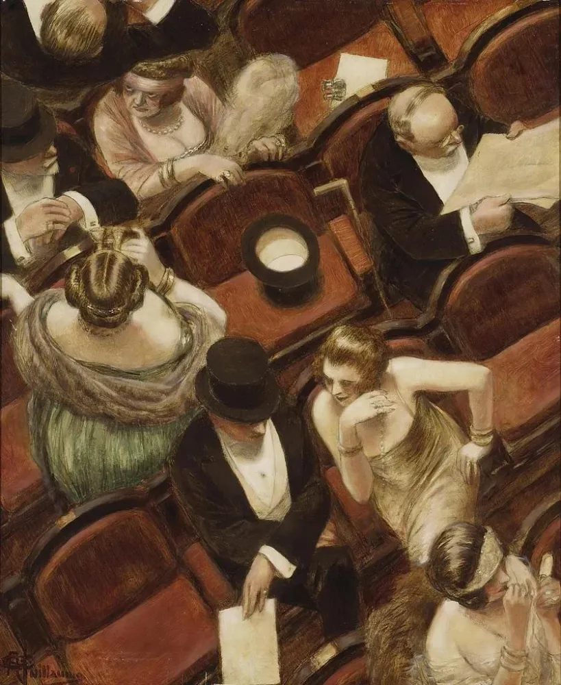 Maalaus Teatterissa - Albert Guillaume | Taidetuloste