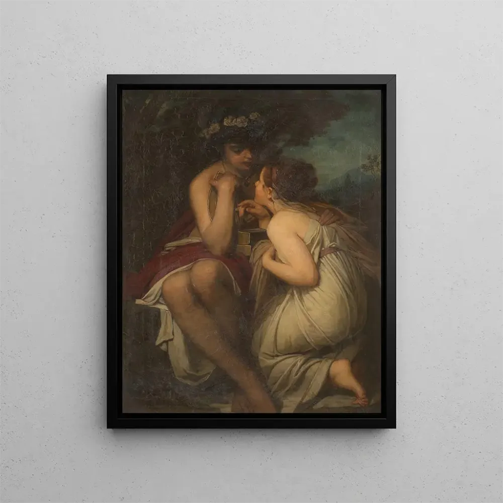 Maalaus Tendre rencontre - Anonyymi | Taidetuloste