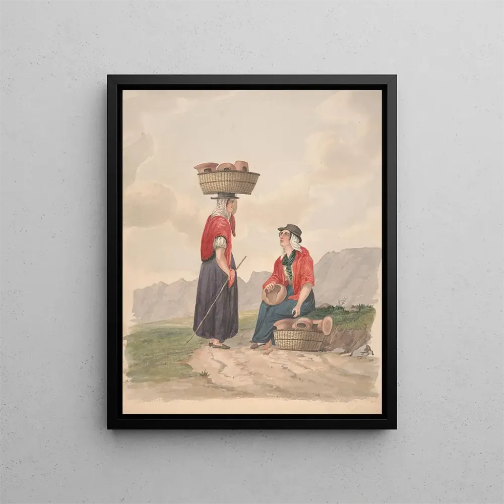 Maalaus Tenerife Femmes de Candelaria - Alfred Diston | Taidetuloste