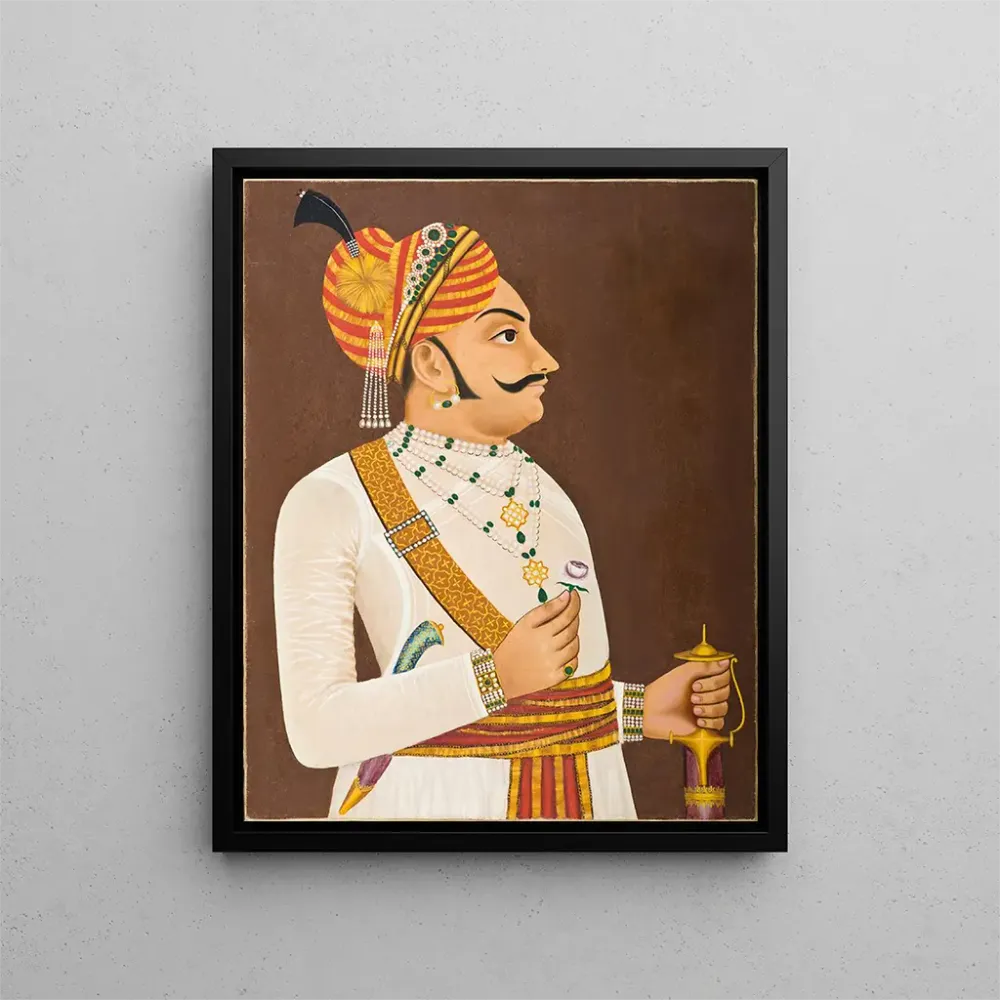 Maalaus Thakur Yaswanta Singh de Badnor r 1688-1707 - Anonyymi