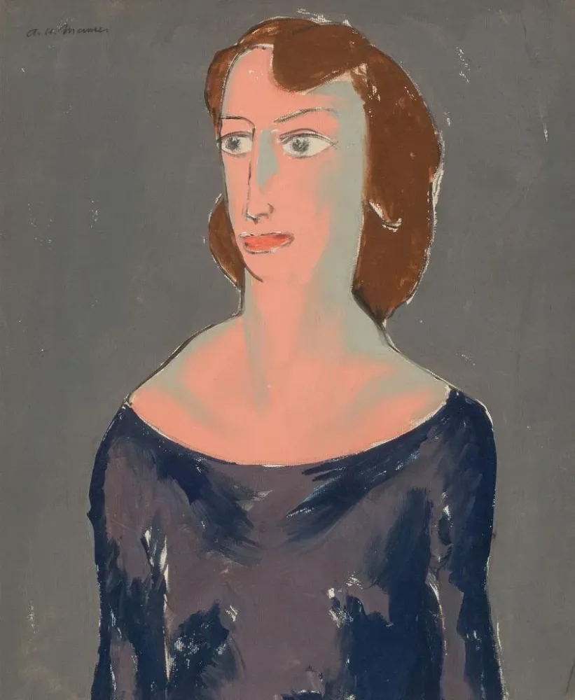 Maalaus Tête - Alfred Henry Maurer | Taidetuloste