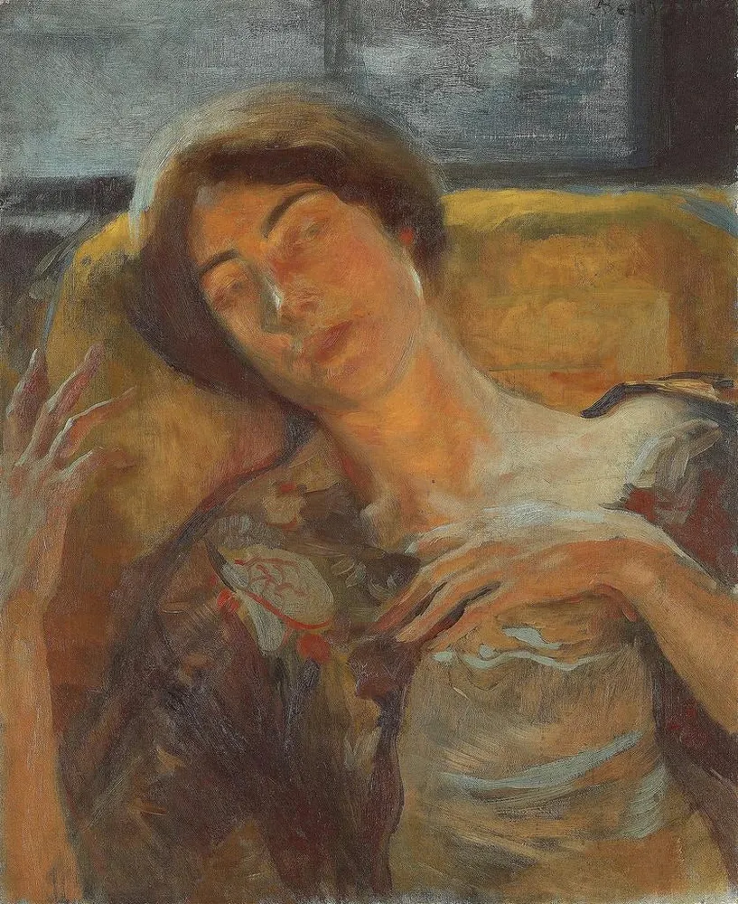 Maalaus Tête de femme - Albert Besnard | Taidetuloste