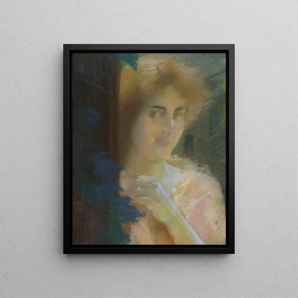 Maalaus Tête de femme - Albert Besnard | Taidetuloste