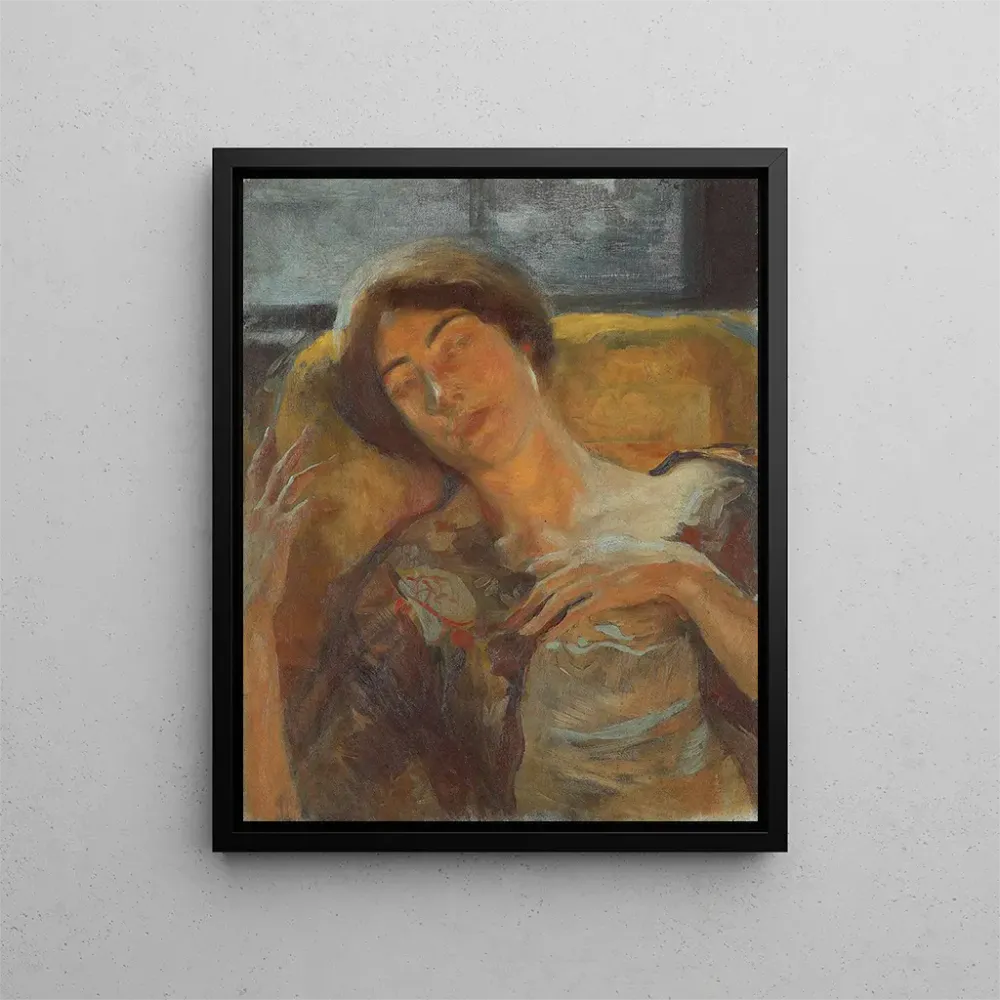 Maalaus Tête de femme - Albert Besnard | Taidetuloste