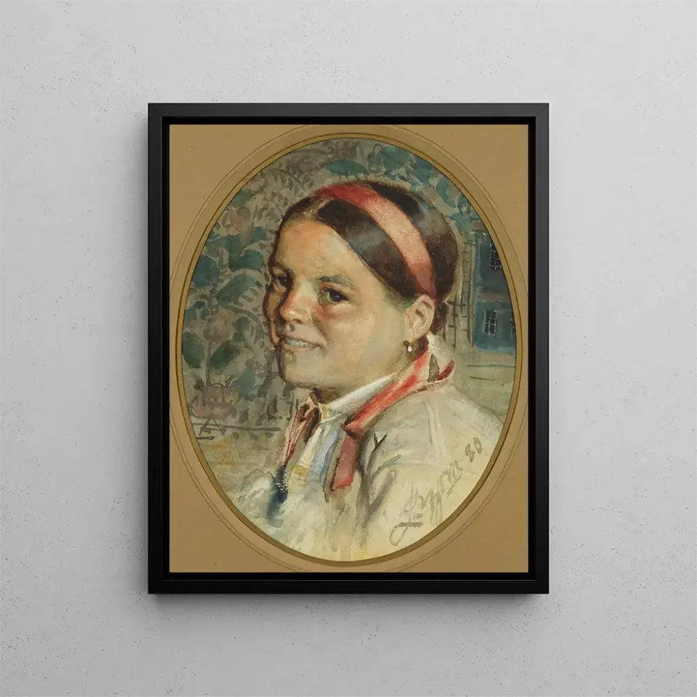 Maalaus Tête de femme - Anders Zorn | Taidetuloste