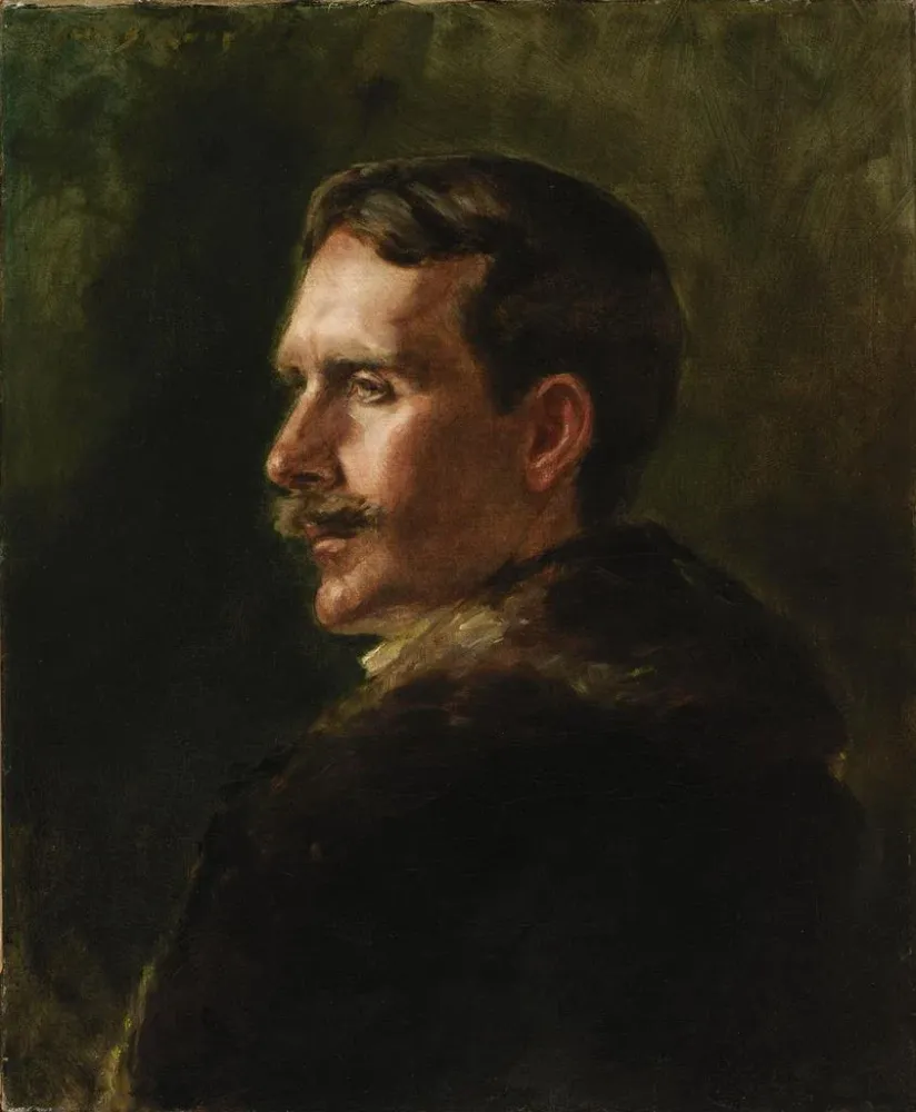 Maalaus turkistakappaleesta - Alice Pike Barney | Taidetuloste
