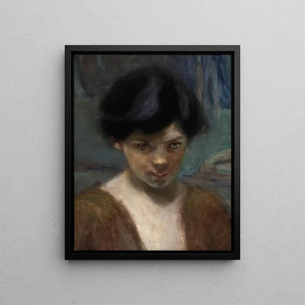 Maalaus tutkimus pojan päästä - Alice Pike Barney | Taidetuloste