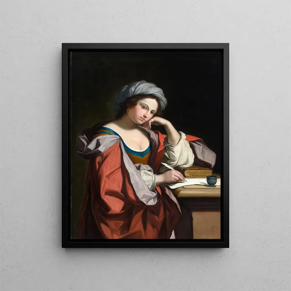 Maalaus Une sibylle - Angelica Kauffman | Taidetuloste
