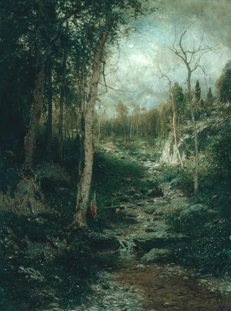 Maalaus Vanha aukea - Alexander Helwig Wyant | Taidetuloste