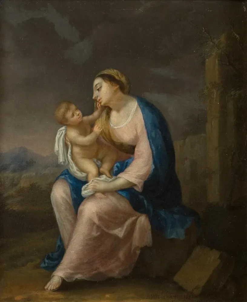 Maalaus Vierge à l'Enfant - Andreas von Behn | Taidetuloste