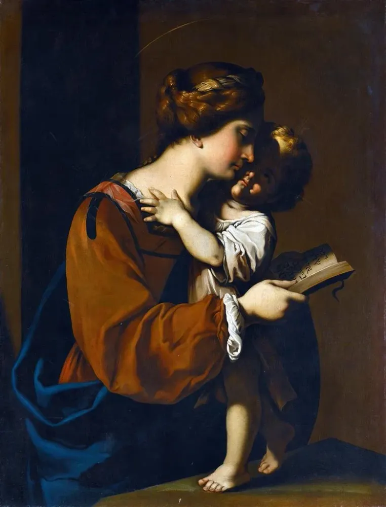 Maalaus La Vierge à l'Enfant - Antiveduto Gramatica | Taidetuloste