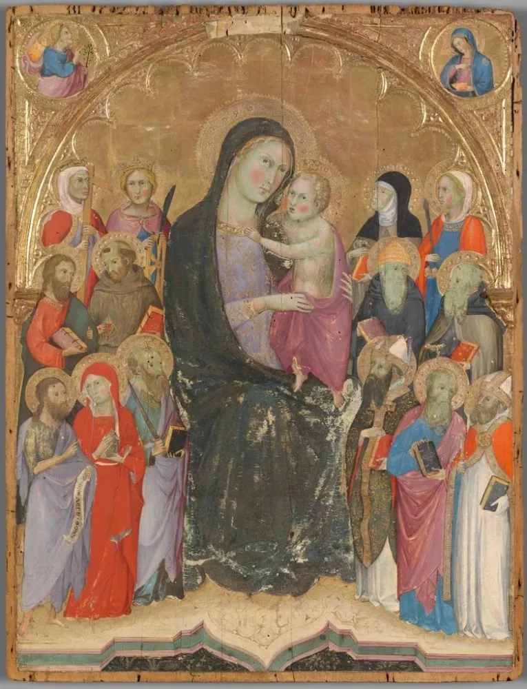 Maalaus Vierge à l'Enfant avec des saints - Andrea di Bartolo | Taidetuloste