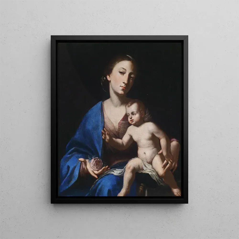 Maalaus La Vierge à l'Enfant - Bernardo Cavallino | Taidetuloste