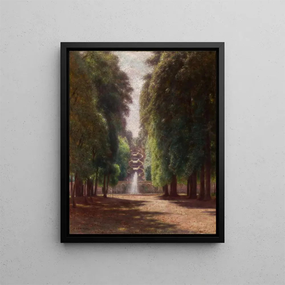 Maalaus Villa Torlonia à Frascati - Aleksander Gierymski | Taidetuloste