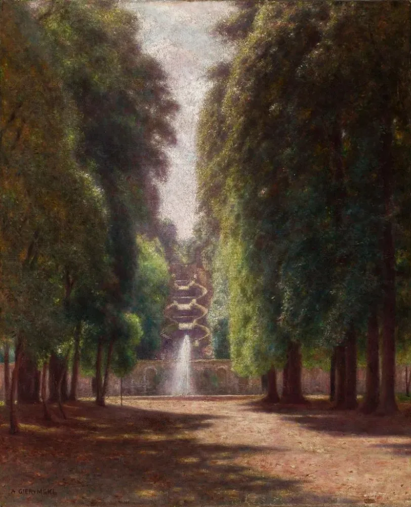 Maalaus Villa Torlonia à Frascati - Aleksander Gierymski | Taidetuloste