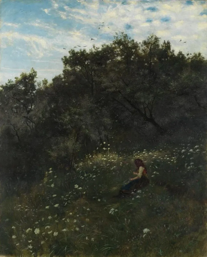 Maalaus Wiesenhang - Albert Lang | Taidetuloste
