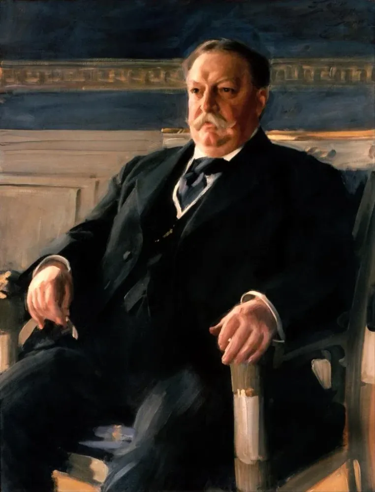 Maalaus William Howard Taft - Anders Zorn | Taidetuloste
