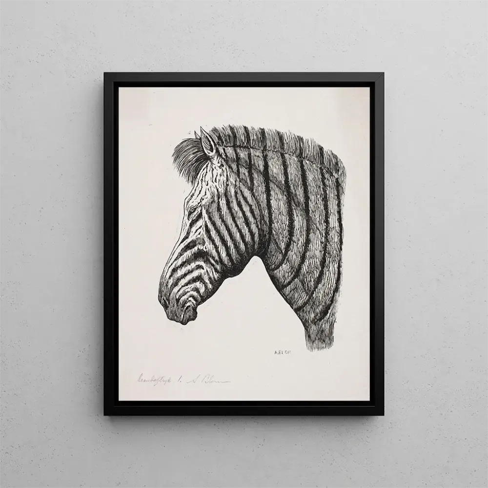 Maalaus Zebrakoppal - Alexander Blom | Taidetuloste