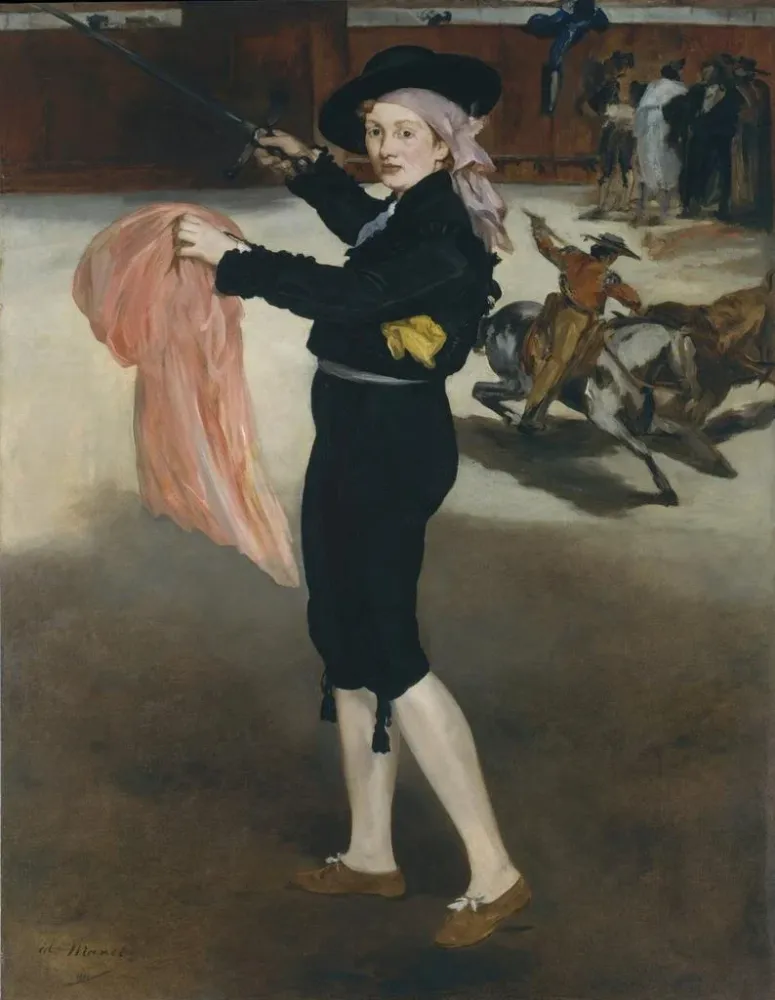 Mademoiselle V taidetuloste Espadan puvussa – Édouard Manet | Taidetuloste