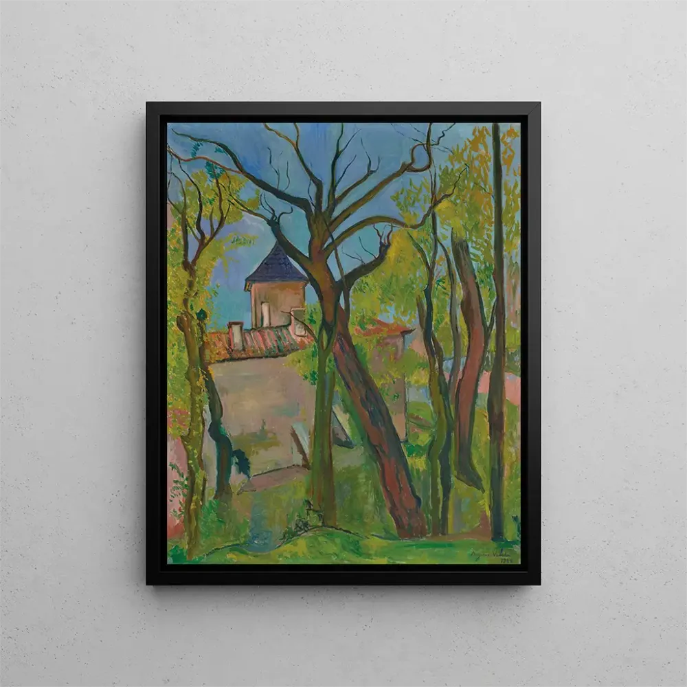 Maisemamaalaus Saint - Bernardista, Ain - Suzanne Valadon | Taidetuloste