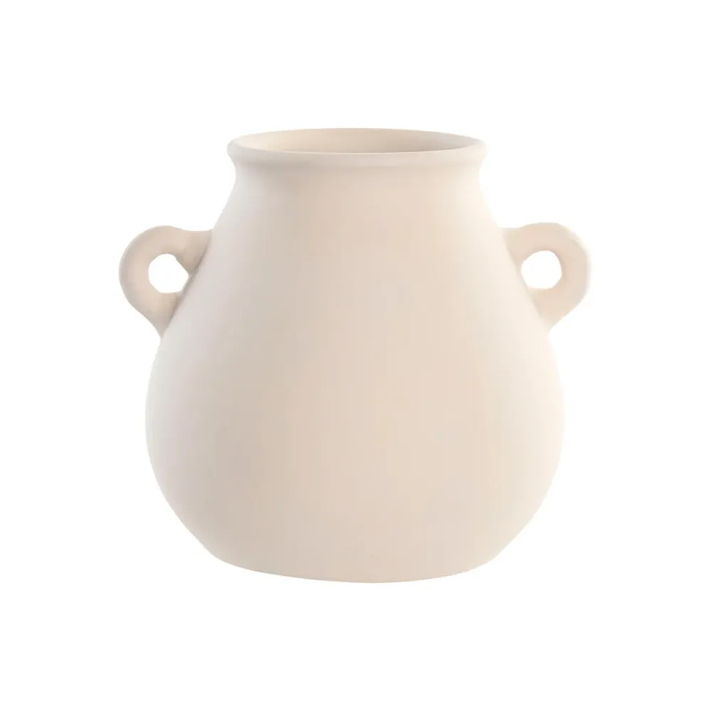 Maljakko Home ESPRIT Beige Terrakotta Perinteinen tyyli 29 x 25 x 25 cm