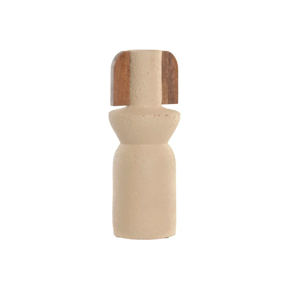 Maljakko Home ESPRIT Ruskea Beige Terrakotta Mangopuu