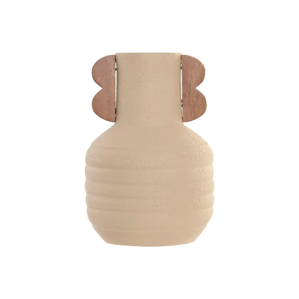 Maljakko Home ESPRIT Ruskea Beige Terrakotta Mangopuu
