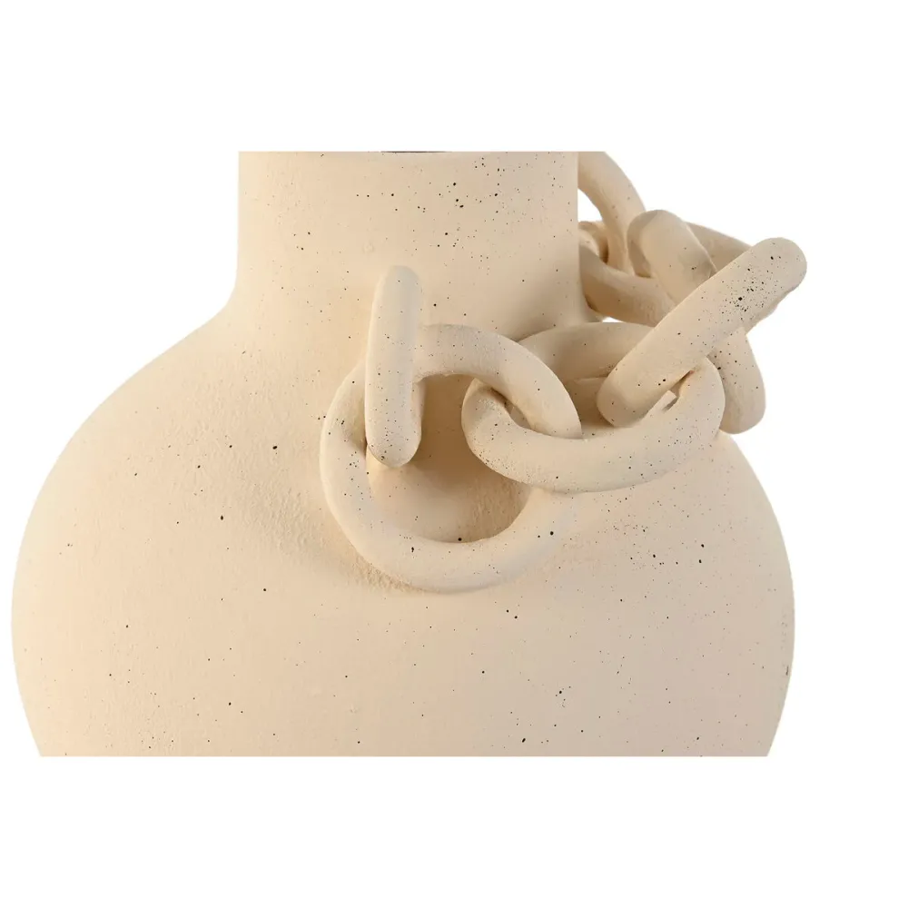Maljakko Home ESPRIT Valkoinen Keraminen Kivitavara Moderni 22 x 22 x 22 cm