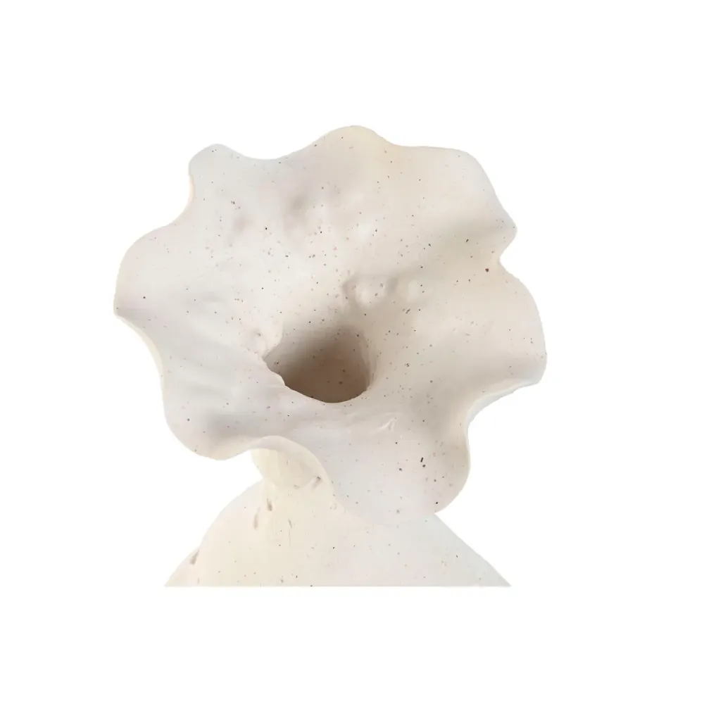 Maljakko Home ESPRIT Valkoinen Keraminen Perinteinen tyyli 13 x 13 x 24 cm