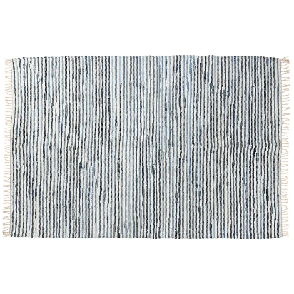 Matto Home ESPRIT Sininen Valkoinen 160 x 230 x 0,5 cm