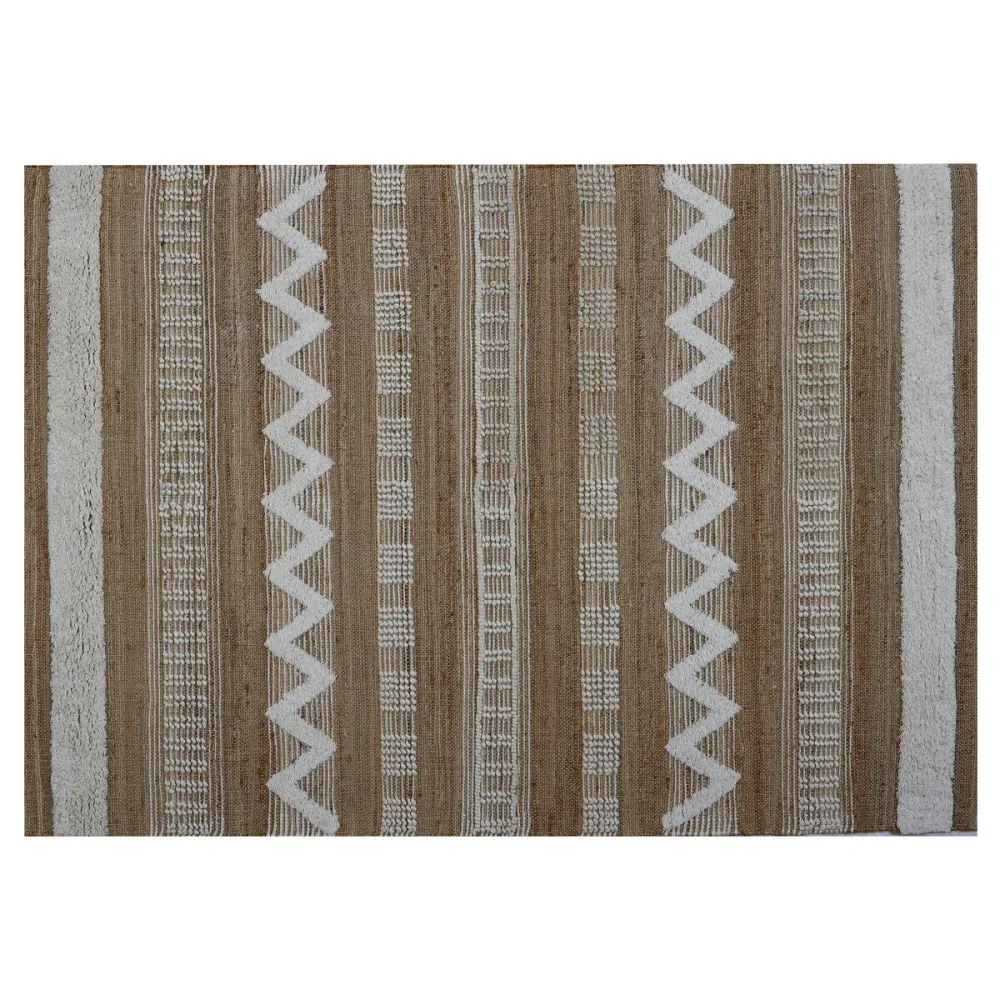 Matto Home ESPRIT Valkoinen Ruskea Boho 200 x 300 x 1 cm