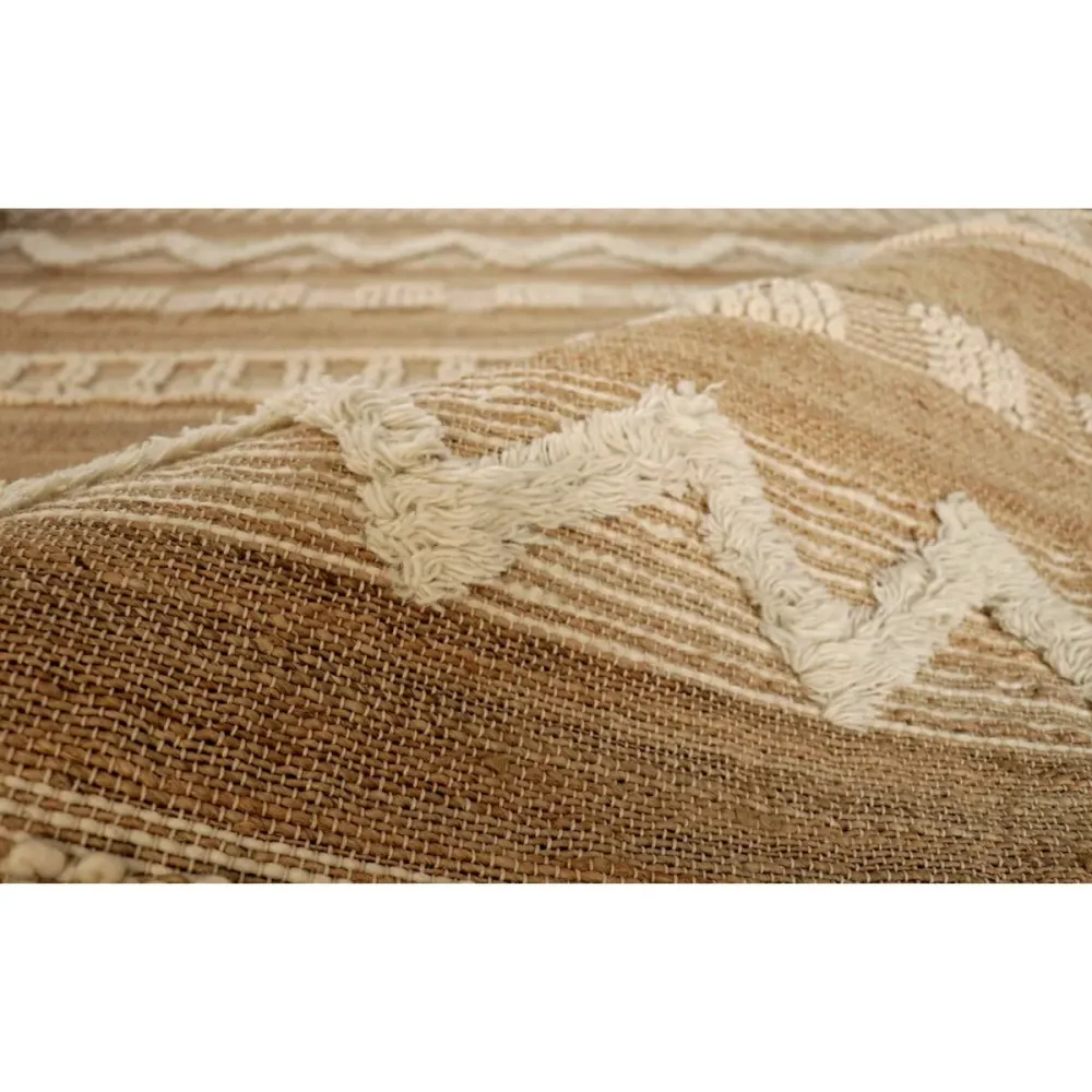 Matto Home ESPRIT Valkoinen Ruskea Boho 200 x 300 x 1 cm