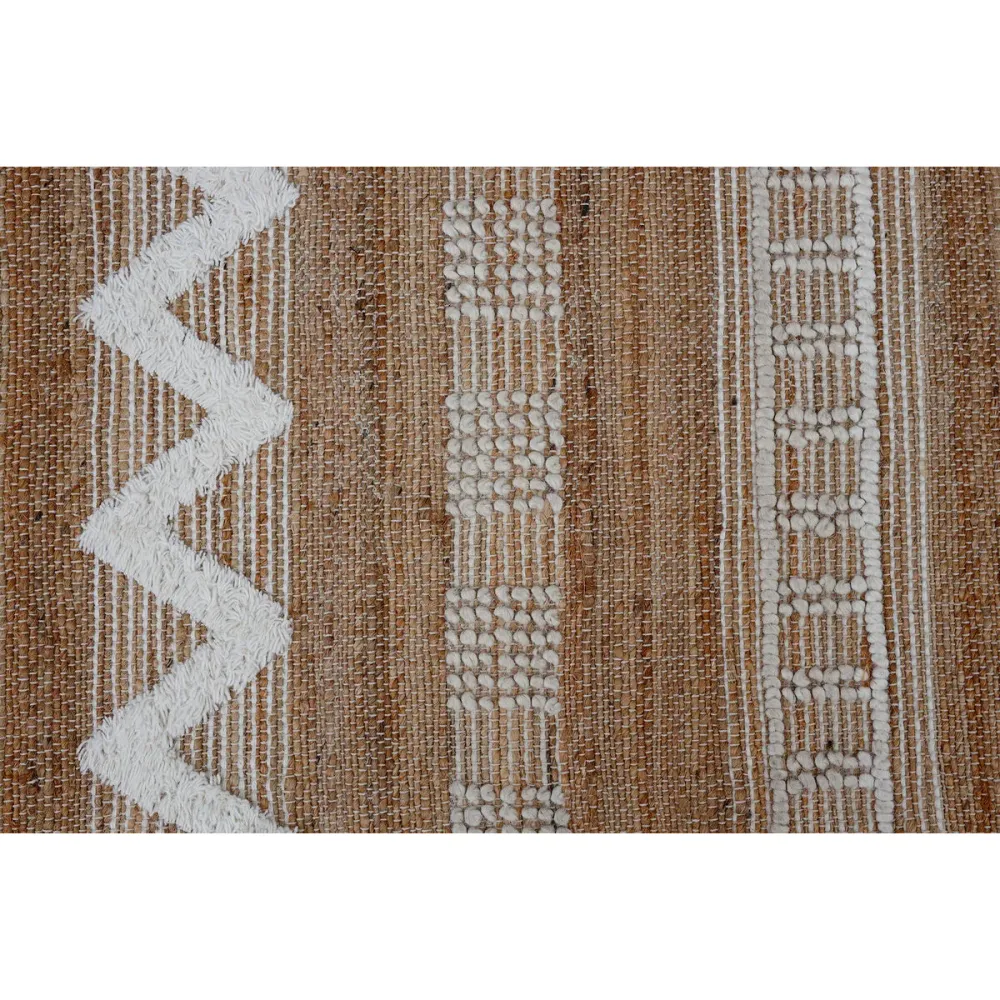 Matto Home ESPRIT Valkoinen Ruskea Boho 200 x 300 x 1 cm