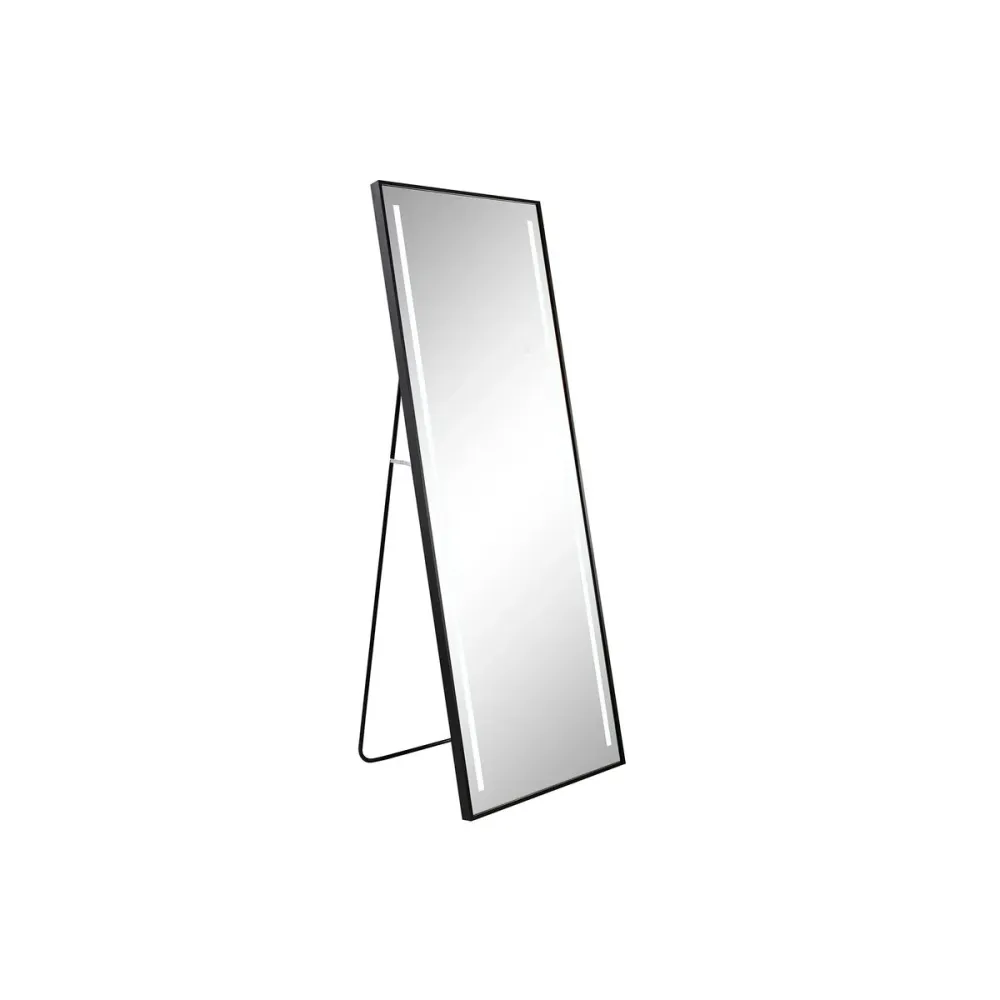Meikkipeili Home ESPRIT Musta Alumiini 60 x 0,5 x 165 cm