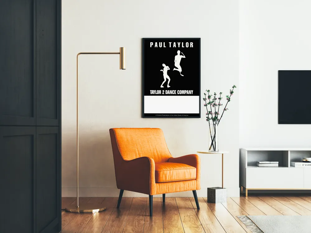 Minimalistinen juliste Paul Taylor Taylor 2 Dance Company