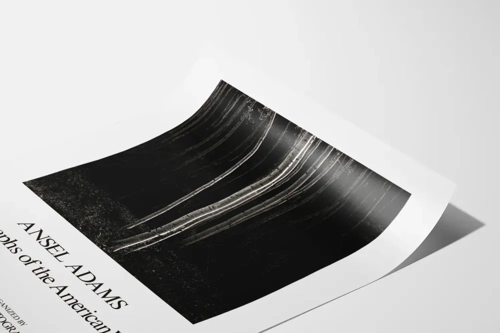 Mustavalkoiset valokuvat Ansel Adams - Lännen maisemat Poster