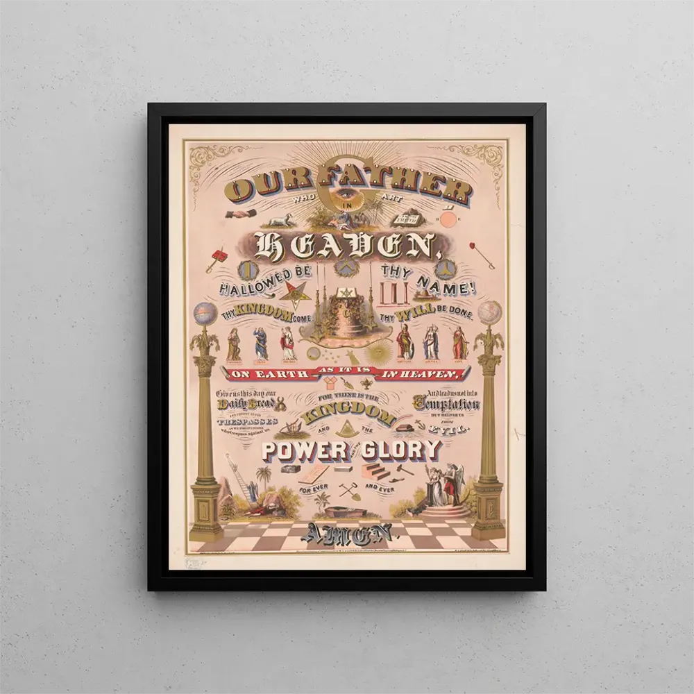Notre Père qui es aux cieux - American Oleograph & Co.. | Taidetuloste
