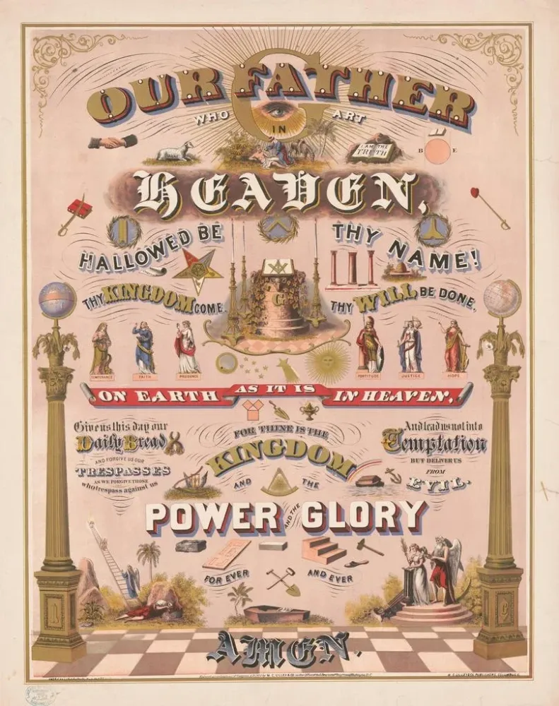 Notre Père qui es aux cieux - American Oleograph & Co.. | Taidetuloste