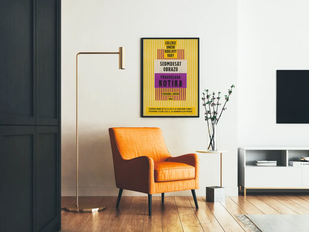 Näyttelyjuliste Galerie Umění Karlovy Vary - Branislav Kotík 1961